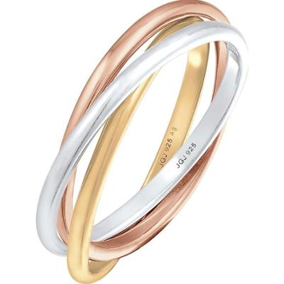 Elli Damski pierścionek Wrap Trini Look Basic Minimal w srebrze 925 Sterling Silver Pierścionki 1 ct