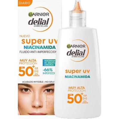 Garnier DELIAL SUPER UV niacynamid przeciw niedoskonałościom SPF50+ Ochrona przeciwsłoneczna 40 ml Damski