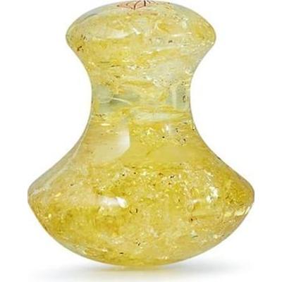 Crystallove Grzybek do masażu twarzy z bursztynu cytrynowego Urządzenia do masażu twarzy 1 ct