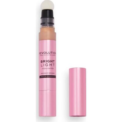 REVOLUTION Bright Light Highlighter Rozświetlacze 3 ml BRONZE