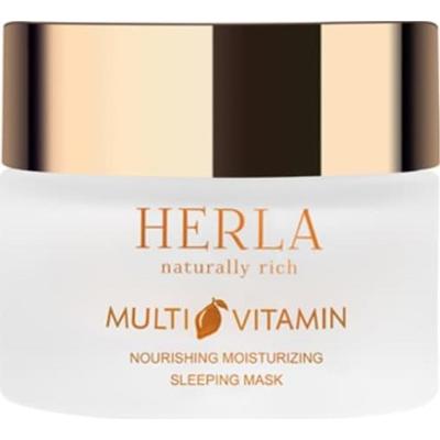 HERLA SLEEPING MASK MULTIWITAMINOWA MASKA ODŻYWCZO-NAWILŻAJĄCA NA NOC Maseczki przeciwzmarszczkowe 50 ml Damski