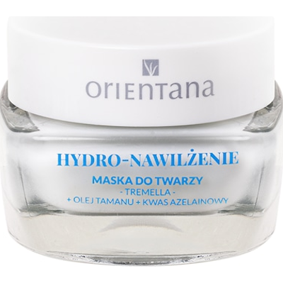 Orientana Maska na niedoskonałości na twarzy Tremella Olej Tamanu Kwas Azelainowy 50 ml Maseczki rozświetlające