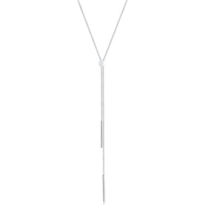 Elli Damski Y-łańcuszek Geo Basic Trend Blogger ze srebra próby 925 Sterling Silver 82910 Naszyjniki 1 ct