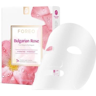 FOREO Skincare Farm To Face Sheet Mask - Bulgarian Rose Maseczki nawilżające 3 ct