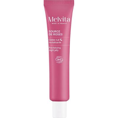 Melvita SOURCE DE ROSES rewitalizujący żel na noc Kremy na noc 40 ml Damski