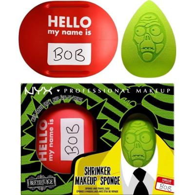 NYX Professional Makeup Beetlejuice Shrinker Sponge & Travel Case Blendery do makijażu 1 ct 1 szt.