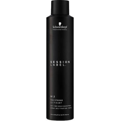 Schwarzkopf Professional Session Label The Strong Suchy Mocny Lakier Lakiery do włosów 300 ml