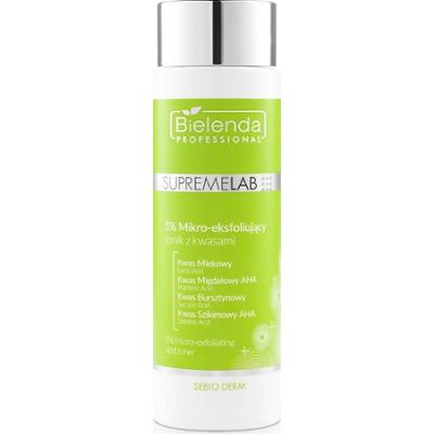 Bielenda Professional Sebio Derm 5% Mikro-eksfoliujący tonik z kwasami Toniki do twarzy 200 ml