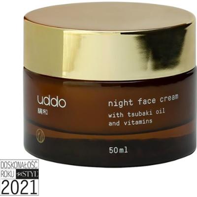 UDDO Krem do twarzy na noc z olejem tsubaki i witaminami Kremy na noc 50 ml