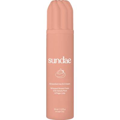 SUNDAE Strawberries & Cream Pianki pod prysznic 265 ml