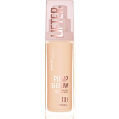 Maybelline Lifter Plump&Glow podkład rozświetlający Podkłady 30 ml 110