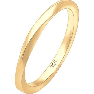 Elli Damskie Knot Ring Timeless Basic w srebra próby 925 Pierścionki 1 ct