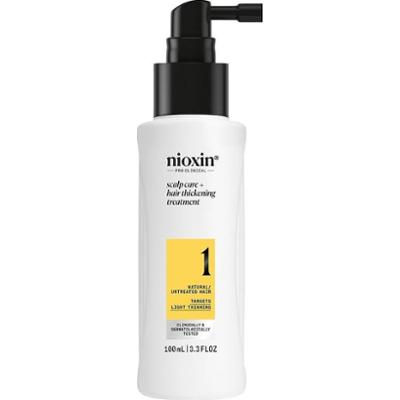 Nioxin Nioxin System 1 serum bez spłukiwania do skóry głowy i włosów naturalnych, lekko przerzedzonych, 100 ml Maski do włosów