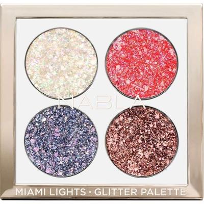 NABLA Miami Lights Glitter Palette Cienie do powiek 4 g