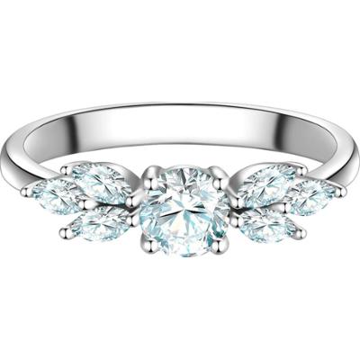 Trilani Pierscionek z Srebra Sterling w srebrze z Cyrkonia Pierścionki 1 ct Damski
