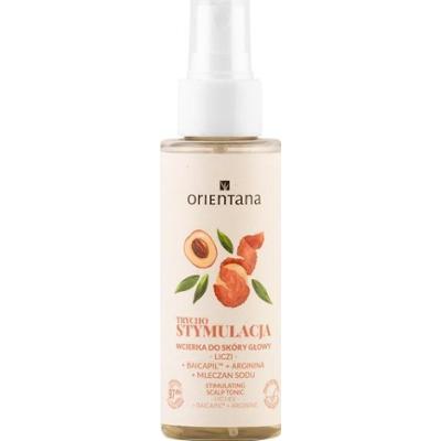 Orientana Trychologiczna wcierka do włosów Liczi Arginina Baicapil Mleczan Sodu 100 ml Oczyszczanie skóry głowy