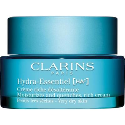 Clarins Hydra-Essentiel HA² Bogaty krem nawilżający Kremy do twarzy 50 ml Damski