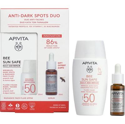 Apivita BEE SUN SAFE CODZIENNA REGENERACJA PRZECIWSTARZENIOWA SPF50 Zestawy do opalania 1 ct