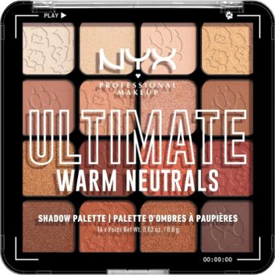 NYX Professional Makeup Ultimate Shadow Palette Paletki cieni i zestawy kosmetyków 12,8 g WARM NEUTRAL