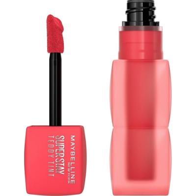 Maybelline Maybelline New York, Super Stay Teddy Tint 25 Baby Tee, płynna szminka, 5ml Szminki 35 - JULY FOREVER