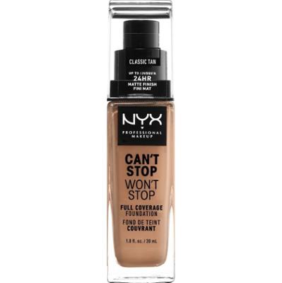 NYX Professional Makeup Wedding Can't Stop Won't Stop Podkłady 30 ml 18 - CLASSIC TAN