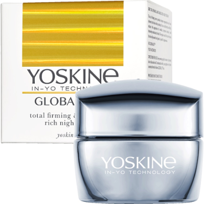 Yoskine YOSKINE GLOBAL LIFT Total firming & anti-aging - rich night cream Kremy na noc 50 g Damski