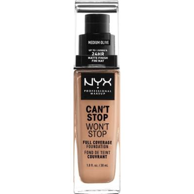 NYX Professional Makeup Wedding Can't Stop Won't Stop Podkłady 30 ml 13 - MEDIUM OLIVE