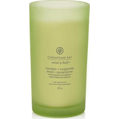 Chesapeake Bay AWAKEN & INVIGORATE (LEMONGRASS EUCALYPTUS) ŚWIECA DUŻA Z 3 KNOTAMI Świeczki 355 g