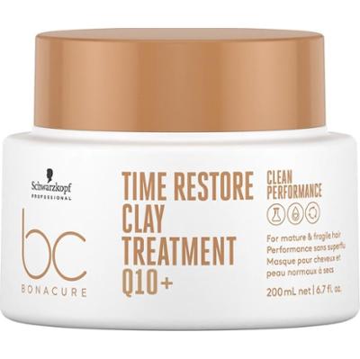 Schwarzkopf Professional BC BONACURE Q10 Time Restore BC Clean Time Restore Clay Mask 200ml Maski do włosów
