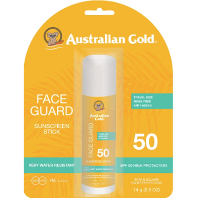 Australian Gold SPF 50 Face Guard Stick- ochronny sztyft do twarzy Ochrona przeciwsłoneczna 46 g