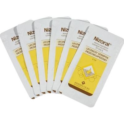 NIZORAL szampon x 6 saszetek