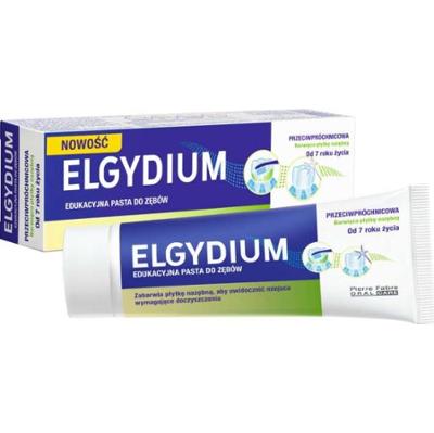 ELGYDIUM Edukacyjna pasta do zębów barwiąca płytkę nazębną 50ml