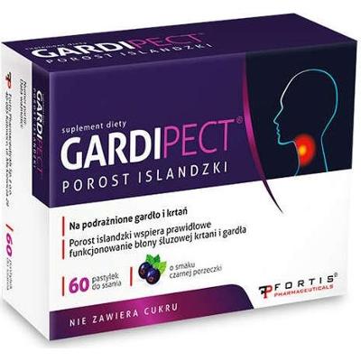 Gardipect porost islandzki x 60 pastylek do ssania