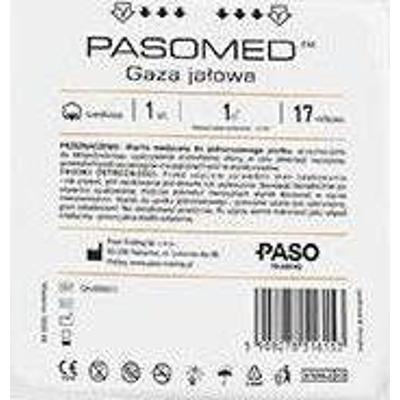 PASOMED Gaza opatrunkowa jałowa 17nitek 1m x 1 sztuka
