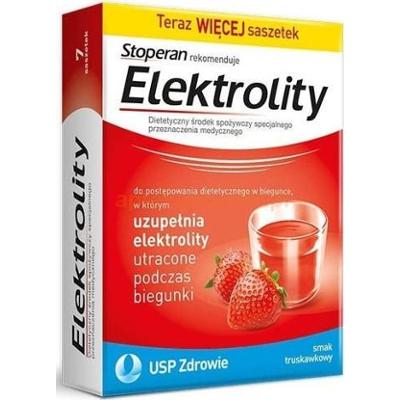ELEKTROLITY x 7 saszetek smak truskawkowy