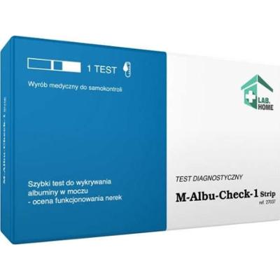 Test M-Albu-Check na białko w moczu x 1 sztuka