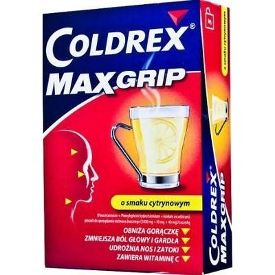 COLDREX MAXGRIP lemon x 10 saszetek