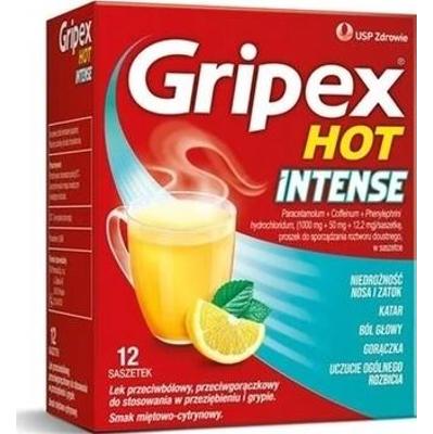 GRIPEX Hot Intense x 12 saszetek
