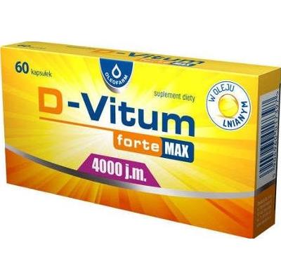 D-Vitum forte Max 4000 j.m. x 60 kapsułek