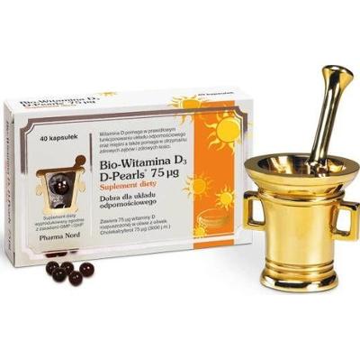 Bio-Witamina D3 D-Pearls 75 µg x 40 kapsułek