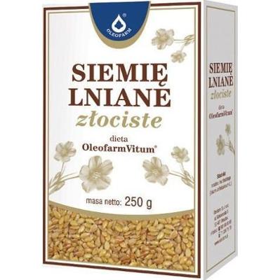 SIEMIE LNIANE złociste 250g