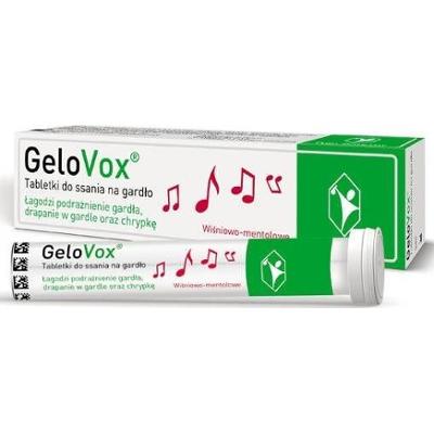 Gelovox smak wiśnia-menthol x 10 tabletek do ssania