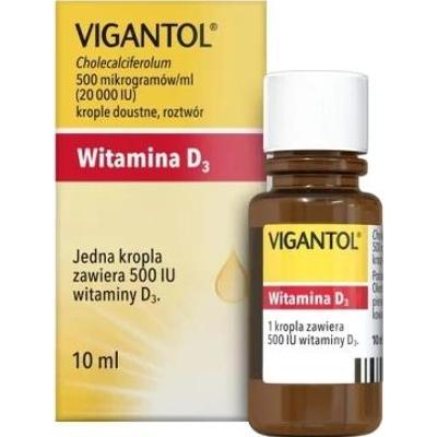VIGANTOL 20,000 j.m./ml krople 30ml