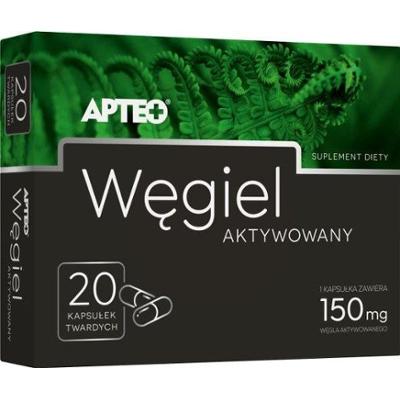 Węgiel aktywowany x 20 kapsułek