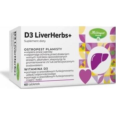 D3 LiverHerbs+ x 60 tabletek