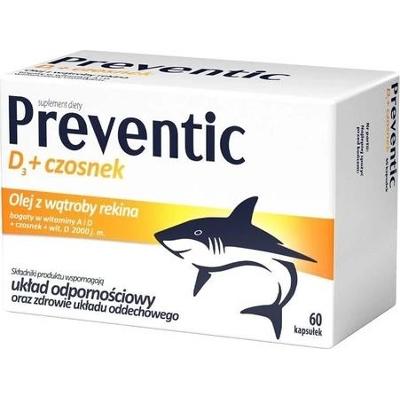 Preventic D3 + czosnek x 60 kapsułek