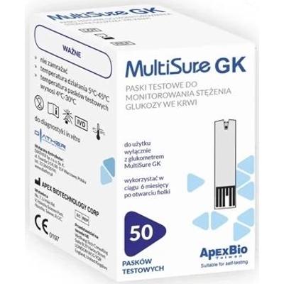 MultiSure GK paski testowe x 50 sztuk