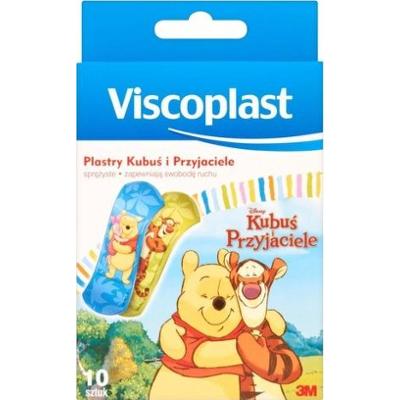 Viscoplast Kubuś Puchatek zestaw plastrów x 10sztuk
