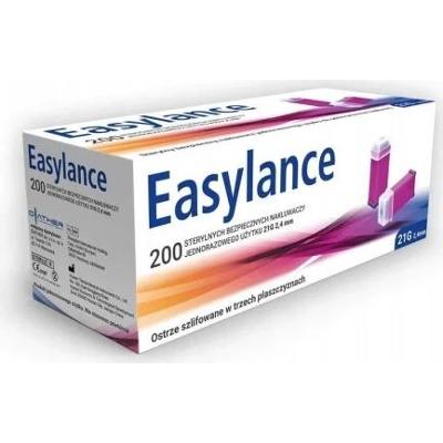 Easylance Nakłuwacze jednorazowego użytku 21gx2,4mm x 200 sztuk