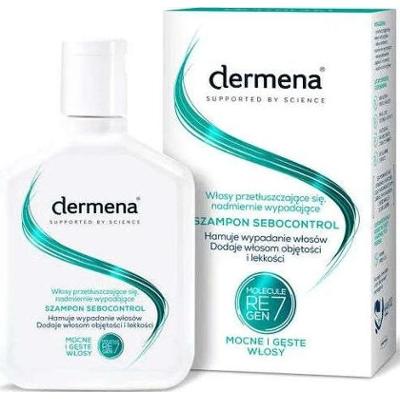 DERMENA Sebocontrol Szampon do włosów przetłuszczających się, nadmiernie wypadających 200ml